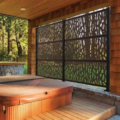 clip on fabric and metal 18 privacy screen|privacy screens for private decks.